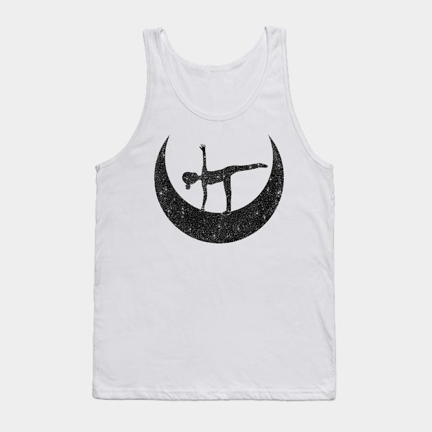 Half Moon Yoga Pose Tank Top by RocksNMills